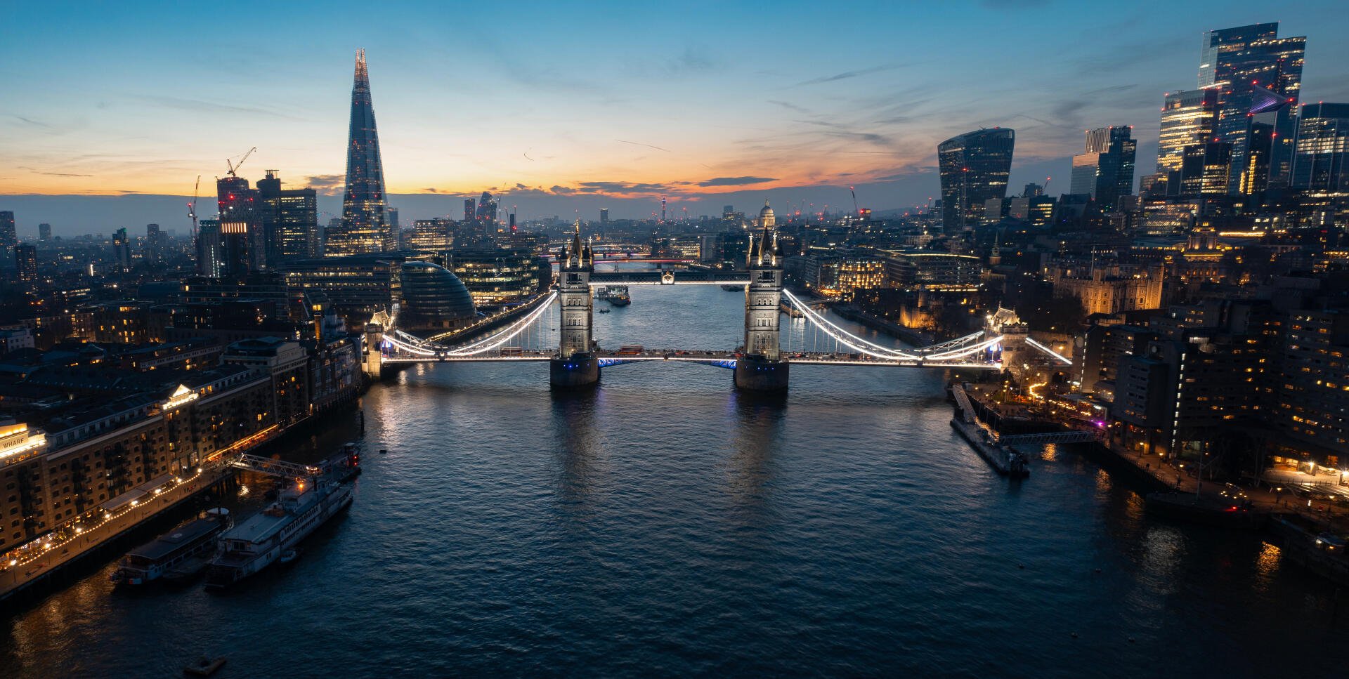 Central London skyline